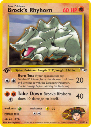 Brock's Rhyhorn card image