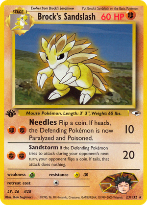 Brock's Sandslash card image