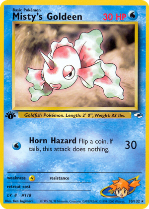 Misty's Goldeen card image