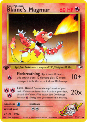 Blaine's Magmar card image