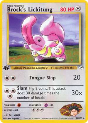 Brock's Lickitung card image