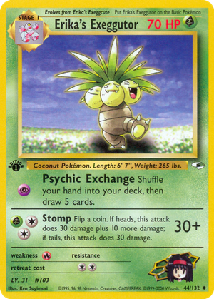 Erika's Exeggutor card image