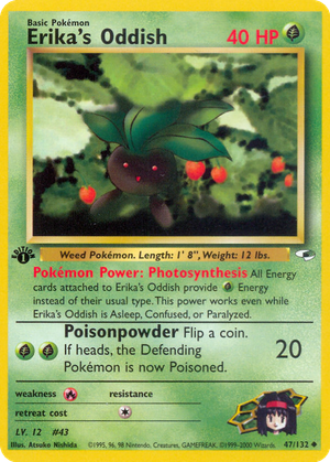 Erika's Oddish card image