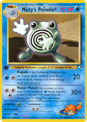 Misty's Poliwhirl card image