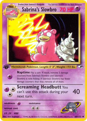 Sabrina's Slowbro card image