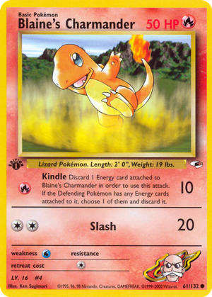 Blaine's Charmander card image
