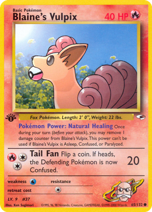 Blaine's Vulpix card image