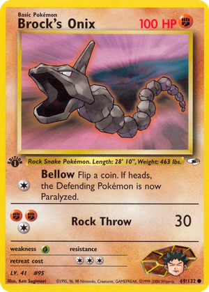 Brock's Onix card image