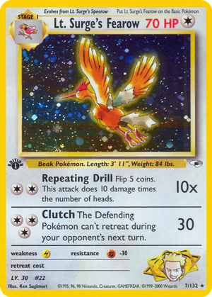 Lt. Surge's Fearow card image