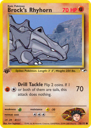Brock's Rhyhorn card image