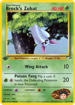 Brock's Zubat card image