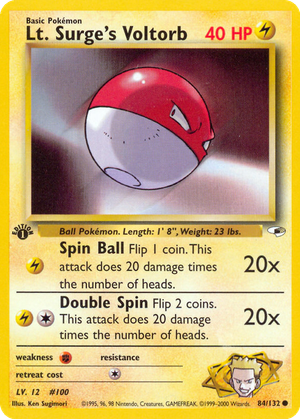 Lt. Surge's Voltorb card image