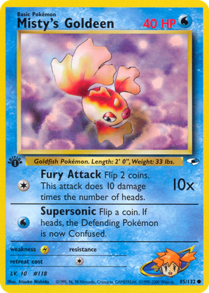 Misty's Goldeen card image