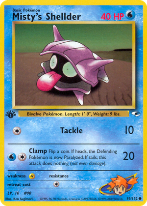 Misty's Shellder card image