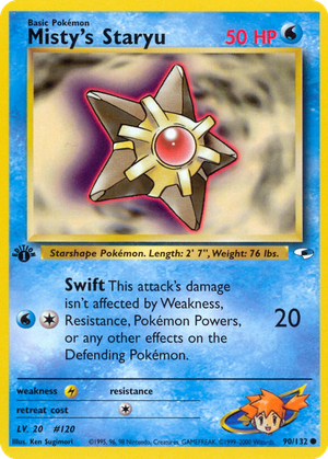 Misty's Staryu card image