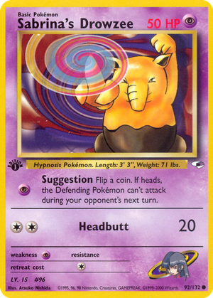 Sabrina's Drowzee card image