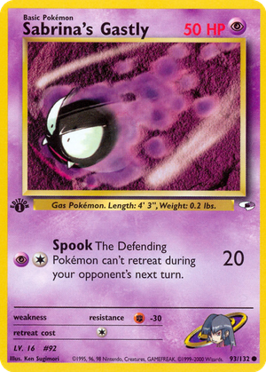 Sabrina's Gastly card image