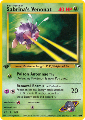 Sabrina's Venonat card image