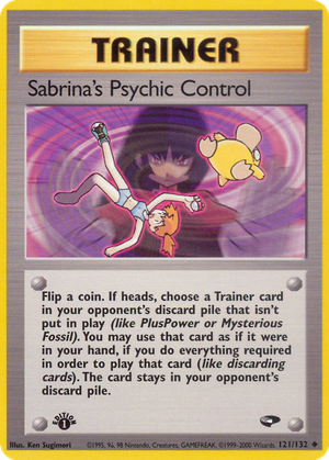 Sabrina's Psychic Control card image
