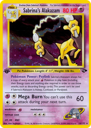 Sabrina's Alakazam card image