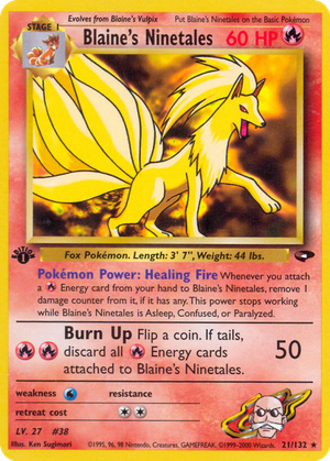 Blaine's Ninetales card image