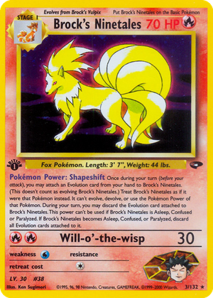 Brock's Ninetales card image