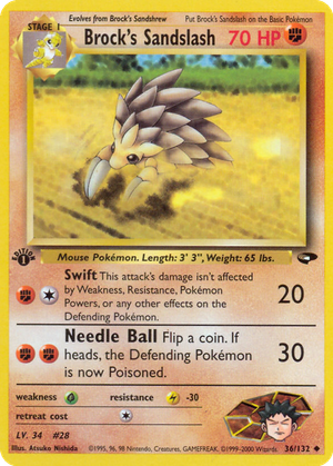 Brock's Sandslash card image