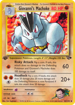 Giovanni's Machoke card image