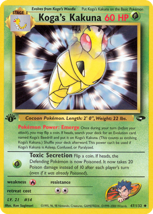 Koga's Kakuna card image