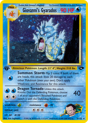 Giovanni's Gyarados card image