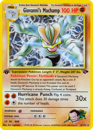Giovanni's Machamp card image