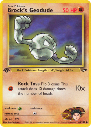 Brock's Geodude card image