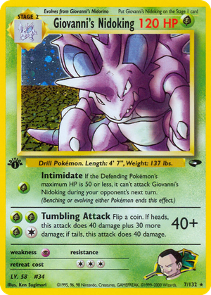 Giovanni's Nidoking card image