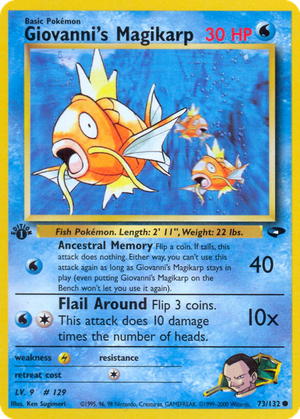Giovanni's Magikarp card image