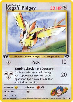 Koga's Pidgey card image