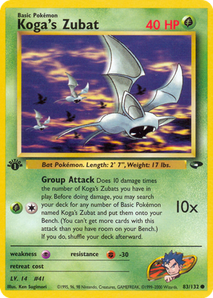 Koga's Zubat card image