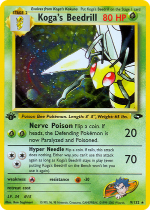 Koga's Beedrill card image