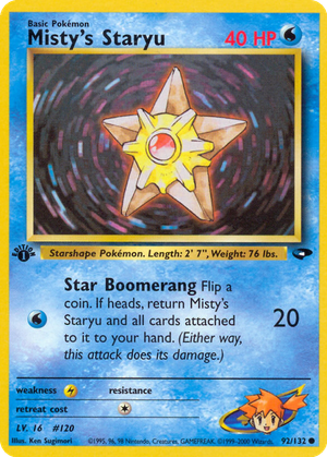 Misty's Staryu card image