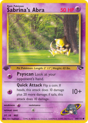 Sabrina's Abra card image
