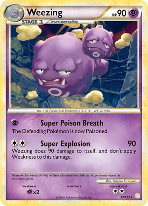 Weezing card image