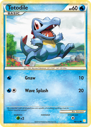 Totodile card image