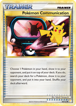 Pokémon Communication card image