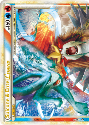 Suicune & Entei LEGEND card image