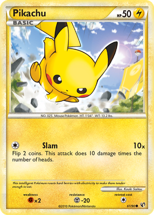 Pikachu card image