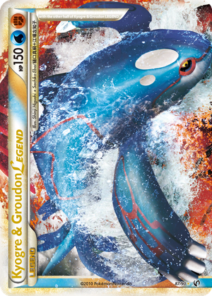 Kyogre & Groudon LEGEND card image