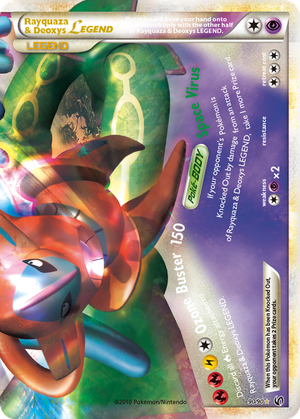 Rayquaza & Deoxys LEGEND card image