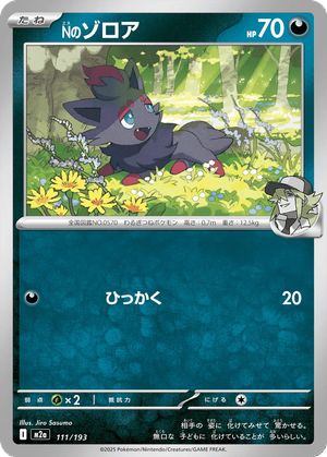 N's Zorua card image