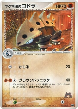 Team Magma's Lairon card image