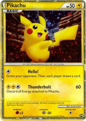 Pikachu card image