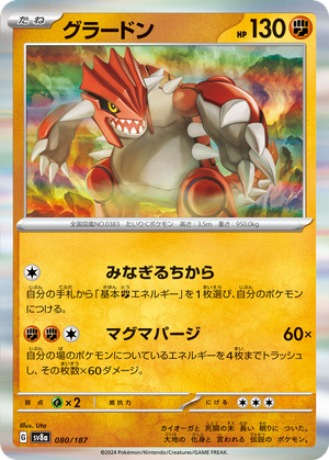 Groudon card image